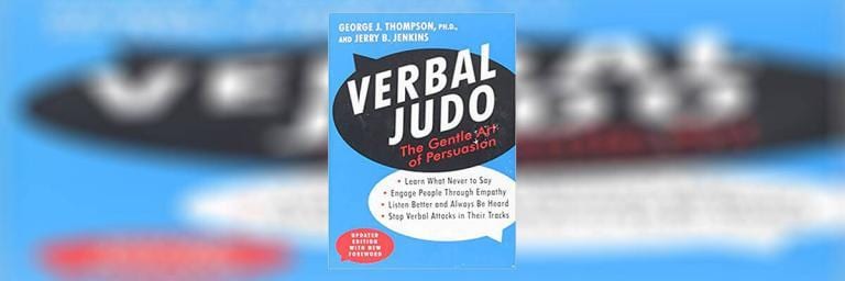 Verbal Judo Book Summary / Review
